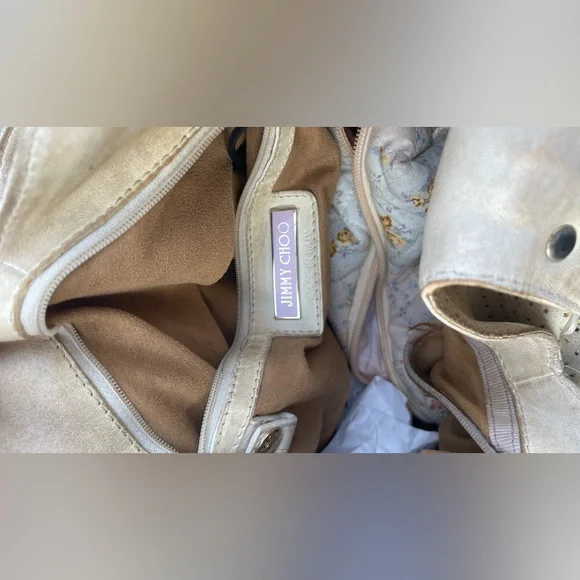 Vintage Jimmy Choo color beige - Picture 7 of 8